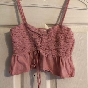 Pacsun Pink Crop Top